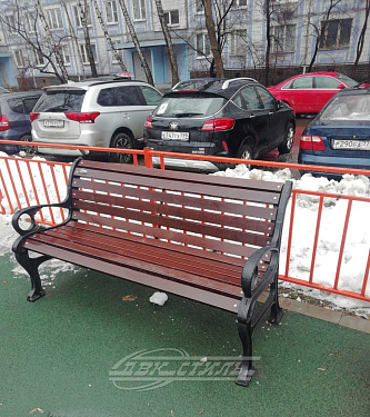 Скамейка чугунная «Утилус».  �5